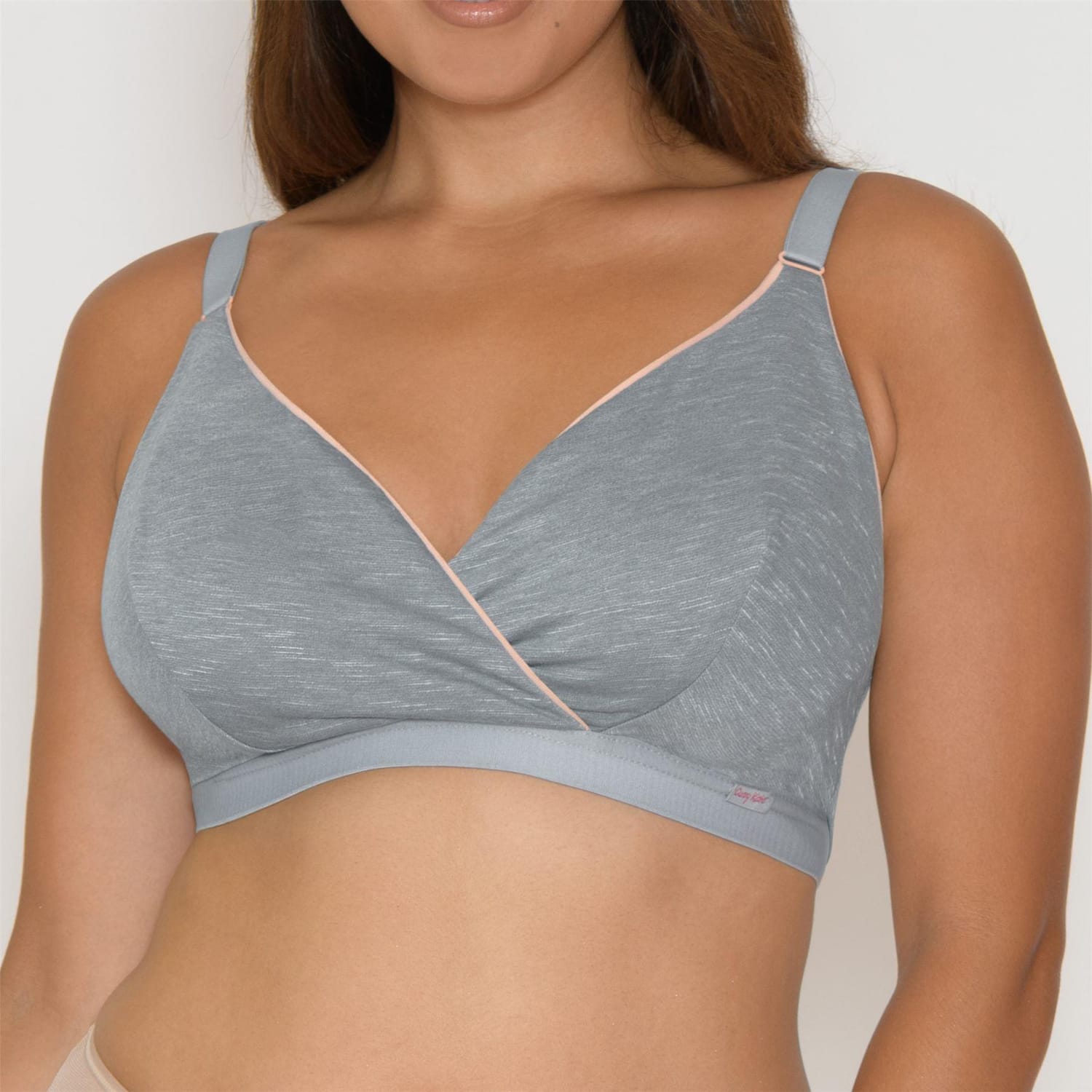 In My Dreams Bralette (Grey/Peach, 80F/FF)