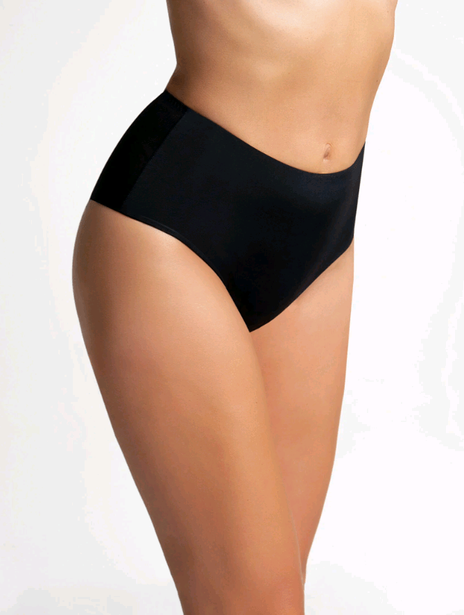 Стринги высокие (Black, M)